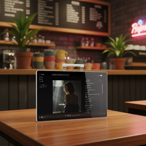 TV Portátil Android <span class=keywords><strong>13</strong></span> de 0240 <span class=keywords><strong>Pulgadas</strong></span>, 6G+128G, <span class=keywords><strong>Pantalla</strong></span> Táctil Full HD, Diseño Delgado, Color Blanco - Product Image 1