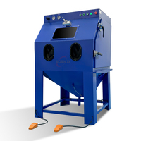 Machine de sablage humide sans poussière avec raclette, fonctionnement manuel, moteur intégré pour le nettoyage des surfaces