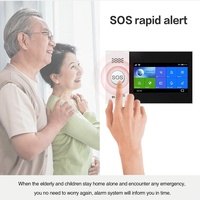Système de sécurité domestique intelligent Tuya Smart Life, système d'alarme anti-intrusion tactile 433 MHz RFID, kit de capteurs, fonctionne avec Alexa