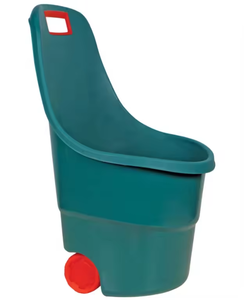 Multi-Functional Enclosed Industrial Garden Bucket <strong>Cart</strong> with Four-Wheel Plastic Trolley OEM Waste <strong>Weeds</strong> Rubbish - Product Image 3