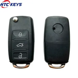 Оптовая продажа, 3 кнопочный чехол для автомобильного ключа, складной чехол для ключа дистанционного управления автомобилем