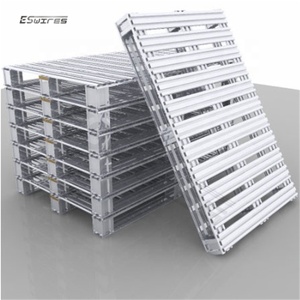 Pallet Thép Kim Loại Đựng Đồ Hàn Hạng Nặng Của Trung Quốc Với <span class=keywords><strong>2</strong></span> Lối Vào - Product Image 2
