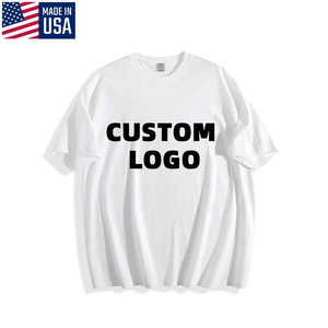 T-shirts vierges par sublimation fabriqués aux États-Unis T-shirts promotionnels en gros 100% coton T-shirts T-shirt personnalisé de base en gros - Product Image 1