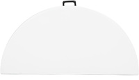 6FT populaire moulé par soufflage extérieur hôtel Restaurant meubles durable en plastique blanc Banquet Table ronde pliante