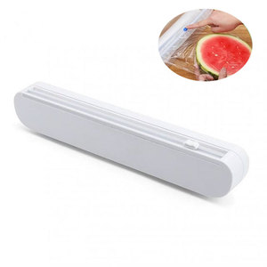 Dispensador de Envoltura de Plástico con Cortador, Dispensador de Film Transparente, Utensilios de Cocina, Dispensador de Film Adhesivo para Alimentos, Accesorios de Cocina - Product Image 1