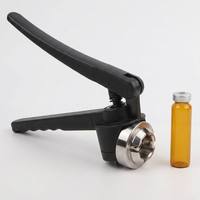 Crimpeuse manuelle de flacons en acier inoxydable haute précision et durable, 13 mm 20 mm, pour bouchons à clapet, qualité pharmaceutique, pour le capsulage de flacons de laboratoire