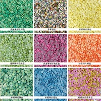 Decoratieve vulling zachte olijfschijfjes en cirkelvormige strooisel 5mm gemengde polymeerklei voor nagelkunst telefoonhoesje DIY