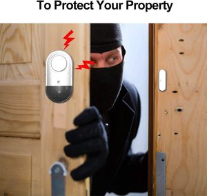 Xách tay 120dB laser không dây an ninh nhà hệ thống GSM 433 từ ABS vật liệu cửa cảm biến báo động cho đường lái xe cửa sổ truy cập - Product Image 5