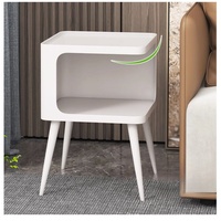 Kinno Meilleure vente petit canapé de salon en fer Table basse d'angle avec armoires