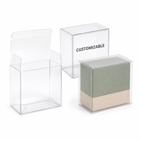 Boîte de protection transparente en PET de 0,5 mm avec boucle automatique de haute qualité, personnalisable, avec logo OEM, pour la vente en gros de jouets