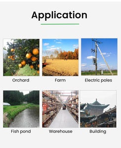 Répulsif à oiseaux réfléchissant à rotation 360°, contrôle des animaux, énergie solaire, anti-oiseaux, sans cruauté, énergie éolienne pour verger - Product Image 4