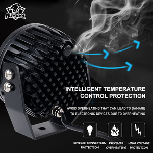 5 inch siêu sáng <span class=keywords><strong>60W</strong></span> <span class=keywords><strong>LED</strong></span> làm việc ánh sáng 6000K 12-24V offroad lái xe ánh sáng chiếu đèn tại chỗ IP68 không thấm nước 6000LM đèn laser - Product Image 3