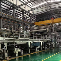Ligne de production de papier thermique pour reçus, machine à papier spéciale à partir de pâte recyclée de type Fourdrinier, à économie d'énergie