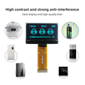 1.54 Inch PMOLED Display White/Blue/Yellow CH1116 128*64 8-bit 68XX/80XX Parallel, <strong>3</strong>/4-wire SPI, I2C Plug -in 30P - Product Image 6