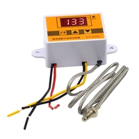 Pengontrol Suhu Cerdas Mini ZFX W3003 Thermostat Regulator Termokopel Tipe K 12V 24V 220V