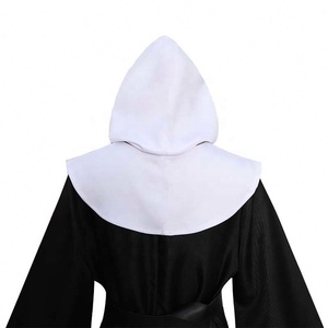 Nuevo Diseño de Disfraz de <span class=keywords><strong>Monja</strong></span> Tradicional para Mujer Adulta para Halloween y Mascaradas Inspirado en <span class=keywords><strong>la</strong></span> <span class=keywords><strong>Monja</strong></span> de TV y Cine - Product Image 3