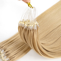 LeShine Nano Micro Anneau de Cheveux Humains Micro Perles Trame Extensions de Cheveux Remy Micro Loop Links Extensions de Cheveux