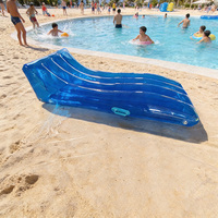 Canapé gonflable de camping en plein air, chaise longue, pavillon aquatique transparent en PVC, sur mesure, capacité supérieure à 500 kg