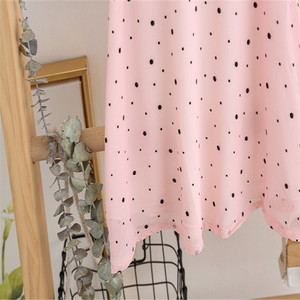 Robe de princesse douce à pois coréenne en mousseline de soie à col roulé pour bébé fille, collection été, tendance et en promotion - Product Image 6