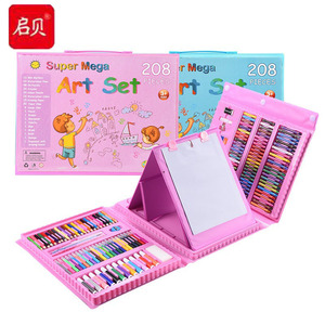 Set Artistico di Lusso per Bambini da 208 Pezzi con Pennarelli ad Acqua e Pastelli a Olio per <span class=keywords><strong>Disegno</strong></span> e Pittura, Confezionato in Scatola Regalo - Product Image 2
