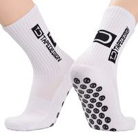 Offre Spéciale tendance hommes sport antidérapant coloré anti-dérapant football athlétique Logo personnalisé Football Grip chaussettes