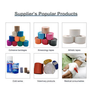 10cm * 4.5m <span class=keywords><strong>Bandage</strong></span> Élastique Cohésif Multi Couleur Étanche Non-tissé <span class=keywords><strong>Bandage</strong></span> Vétérinaire Sans Latex <span class=keywords><strong>Pharmacie</strong></span> Soins <span class=keywords><strong>Bandage</strong></span> Cohésif - Product Image 4