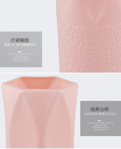 Vase en plastique de style européen, prévention des chutes, décoration de mariage, vase hydroponique sec, bon marché, vente en gros, vase à fleurs de décoration intérieure - Product Image 6