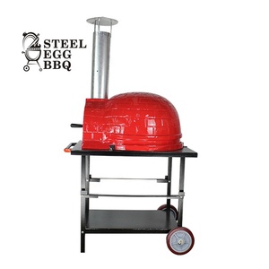SEB KAMADO 26 Inch <strong>Wood</strong> <strong>Fired</strong> <strong>Pizza</strong> <strong>Oven</strong> Tandoor <strong>Oven</strong> <strong>Outdoor</strong> Kitchen Set with Bbq and <strong>Pizza</strong> <strong>Oven</strong> - Product Image 6