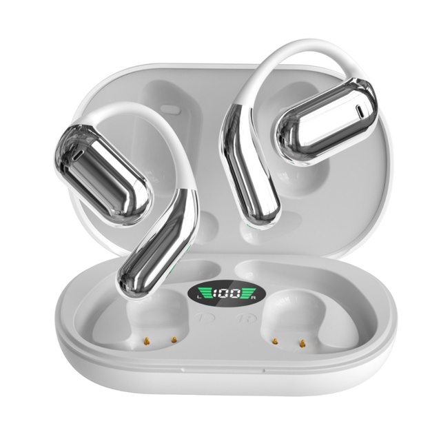 Open Ear Hanging BT Wireless Headset with 72 Hours Battery Life & 500mAH Lithium Sports Earphones & Headphones