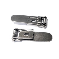 Fixations d'éclairage à ressort, plaques plates en acier nickelé, clips à ressort 50x18mm pour panneaux LED et luminaires de plafond