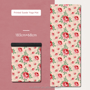 Toalla de Yoga Plegable de Gamuza, 72'' X 27'' X 1 mm, Ligera, Fácil de Transportar, Base Antideslizante, Ecológica, con Bolsa de Transporte - Product Image 1