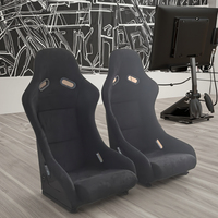 Sièges en fibre de carbone à prix d'usine pour sièges baquet de course, sièges auto, chaises de gamer et chaises de bureau avec revêtement en cuir ou tissu