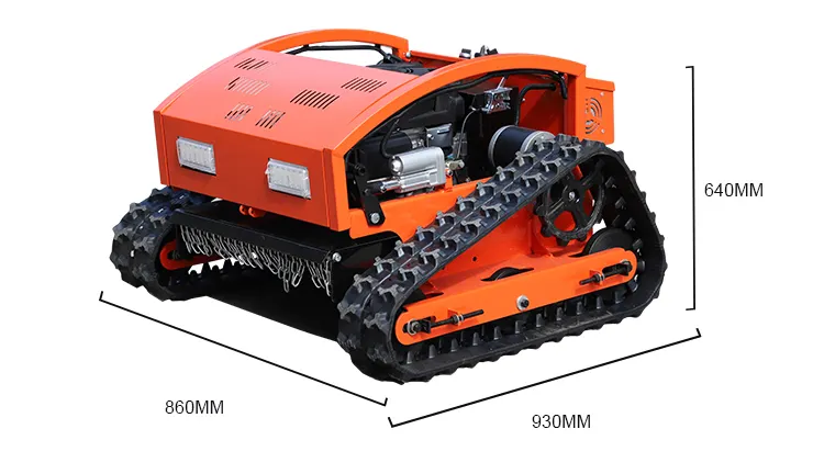 제조 업체 원격 제어 ATV 4wd 4 휠 드라이브 단단한 고무 타이어 일본 미니 소형 잔디 깎는 기계