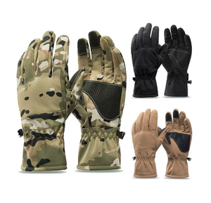 ถุงมือกันหนาว DFG1001 สีดำลายพราง CP แบบยาว ผ้า softshell กันน้ำ บุขนแกะ ปิดนิ้วเต็มรูปแบบ รองรับหน้าจอสัมผัส - Product Image 5