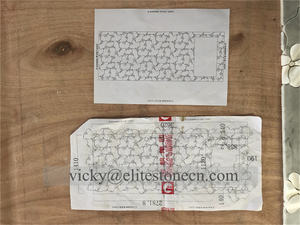 浅绿色条形大理石马赛克瓷砖后挡板厨房浴室墙壁项目手指KitKat哑光3d凹面大理石马赛克瓷砖 - Product Image 6