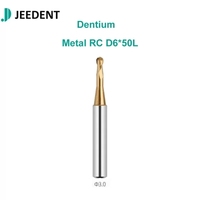 Fraise dentaire Dentium RC D6 résistante à l'usure, haute précision, pour alliage métallique, outils de découpe pour laboratoire dentaire CAD CAM