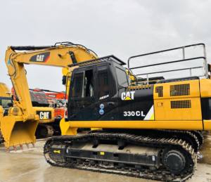 Buena calidad para excavadora usada 330C Excelente estado 30 toneladas 1,8 m Capacidad de cubo Motor diésel Bomba hidráulica fuerte - Product Image 1