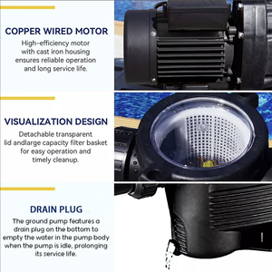 2.5 hp 3 hp pompes à eau de <span class=keywords><strong>piscine</strong></span> à moteur en aluminium <span class=keywords><strong>pompe</strong></span> de <span class=keywords><strong>piscine</strong></span> puissante <span class=keywords><strong>pompe</strong></span> et filtre de <span class=keywords><strong>piscine</strong></span> auto-amorçants - Product Image 4