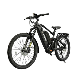 HEZZO Ebike BAFANG M620 MID DRIVE 52V 1000W <span class=keywords><strong>Peak</strong></span> 1500W VTT électrique 40Ah double batteries 160Km Portée DNM Hybrid Emtb - Product Image 6