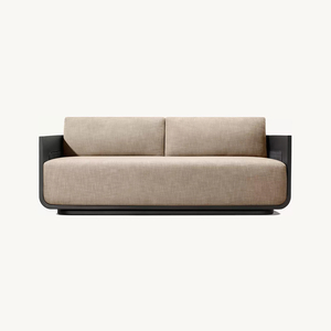 Ensemble de canapés modulaires en aluminium pour l'extérieur, idéal pour les patios, les hôtels ou les appartements, pour une utilisation dans les salons de villas ou dans les jardins - Product Image 3