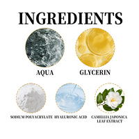 Masque Gel Hydratant Raffermissant Anti-rides pour le Visage, Atténue les Rides du Contour de la Bouche, Patch Anti-rides Nasogéniennes à l'Or 24K pour Peaux Mixtes Sèches