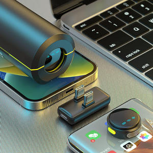 Q18 Wireless Microphone Professional Lavalier Button Magnetic Microphone With Charging <b>Case</b> Phone PC Wireless Microphone - Product Image 4
