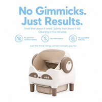 Bac à litière pour chat électrique, robot toilette avec capteur intelligent et nettoyage automatique