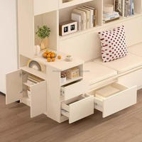 Bibliothèque de Luxe 2026 en MDF, Design Moderne, Meuble de Rangement pour Bibliothèque, Idéal pour Bureau à Domicile ou Salon d'Appartement