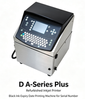 Imprimante jet d'encre reconditionnée D A-Series Plus, machine d'impression de date d'expiration à l'encre noire pour numéro de série