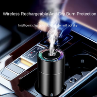 Nébuliseur portatif rechargeable d'humidificateur de voiture sans fil avec la lumière changeante de nuit de sept couleurs pour le bureau à la maison