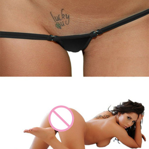 Slip Bikini <span class=keywords><strong>Donna</strong></span> a Vita Bassa, Morbido e Traspirante, Tinta Unita, di Alta Qualità, Sexy e Seducente - Product Image 5
