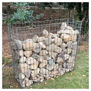 Clôture <span class=keywords><strong>de</strong></span> jardin murale en gabion soudé 200x100x50 Barrière extérieure Panneau <span class=keywords><strong>Galva</strong></span> Pour Gabion Cage Mur <span class=keywords><strong>de</strong></span> soutènement - Product Image 2