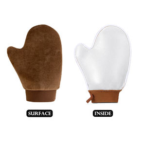 Applicateur de gant autobronzant Poignet élastique Velours doux Auto-bronzant Mitaine sans soleil LOGO privé Emballage personnalisé - Product Image 3