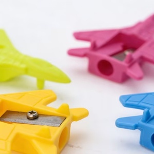 Popular Cheap Single-Hole New Funny Boy Lovely Novelty Small <b>Airplane</b> Toy Sharpener for Classroom Use - Product Image 4